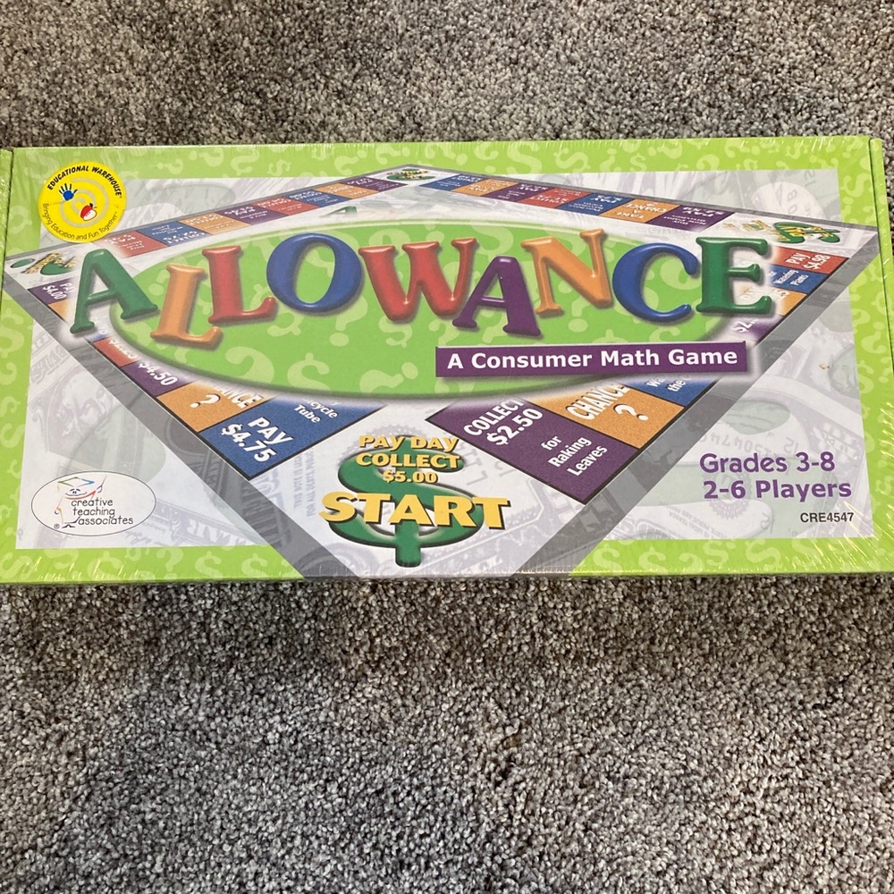 Allowance: A Consumer Math Game grades 3-8 new